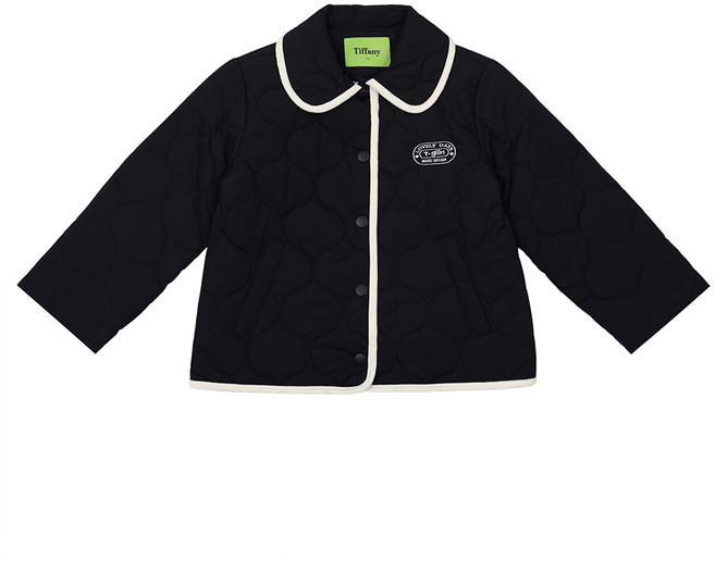 Tiffany Sister 黑色菱格紋外套