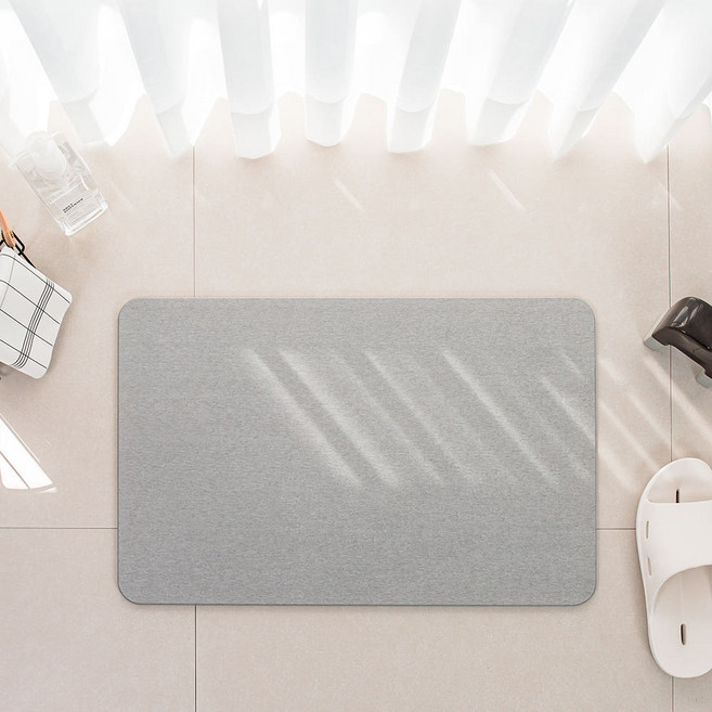모던홀릭 규조토 발매트 45 x 35 cm, 다크그레이, 1개