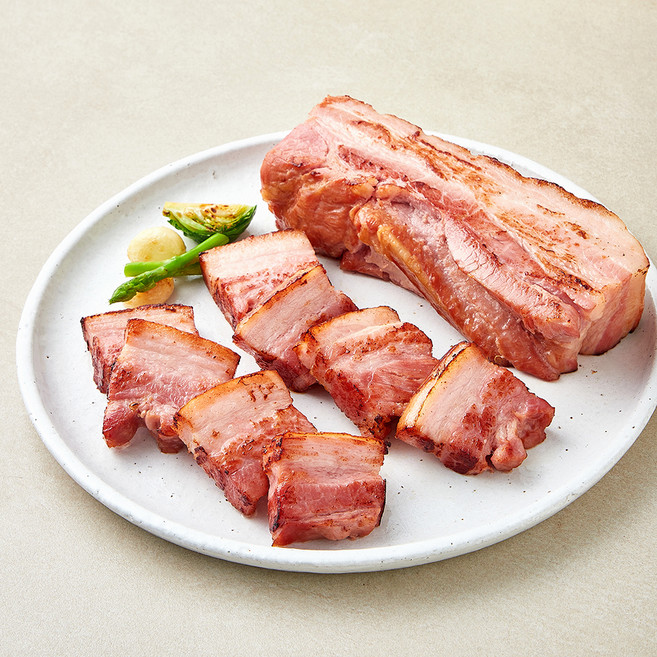 미소 훈제 바베큐 통삼겹살, 400g, 1개