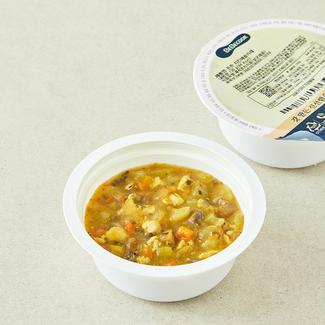 베베쿡 든든 치킨애플카레, 130g, 1개