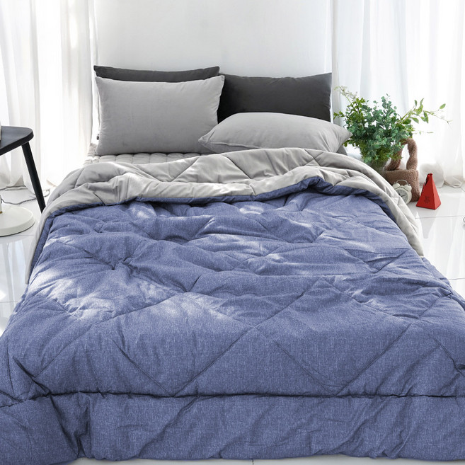 스코홈 국내제조 양면 자가발열 극세사 차렵이불