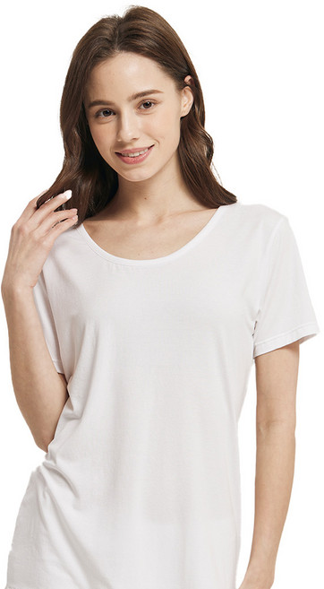 트라이 여성용 리싸이클 수피마 티셔츠 TWTSH00