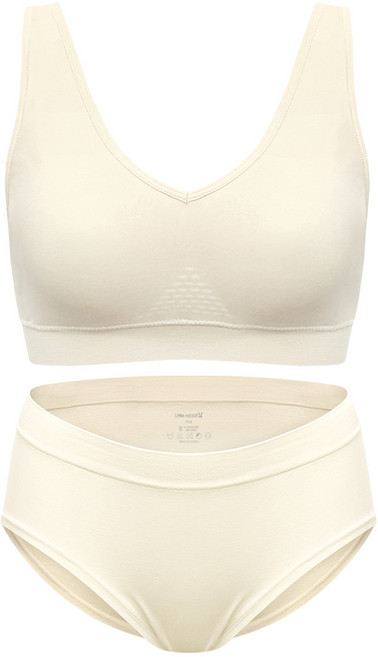 리틀래빗 여아용 학생 찰떡브라 + 삼각팬티 세트