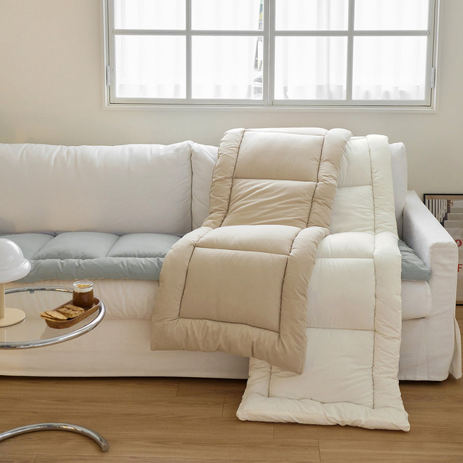 쁘리엘르 블룸 통세탁 사계절 토퍼 돌 쇼파패드