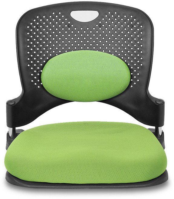 체어포커스 지니 메쉬원단 좌식의자 허리쿠션형 GN102, 그린