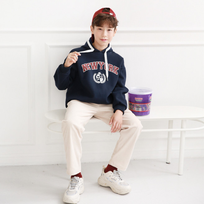 나나주니 아동용 뉴욕 후드 코디 상하 바지 세트