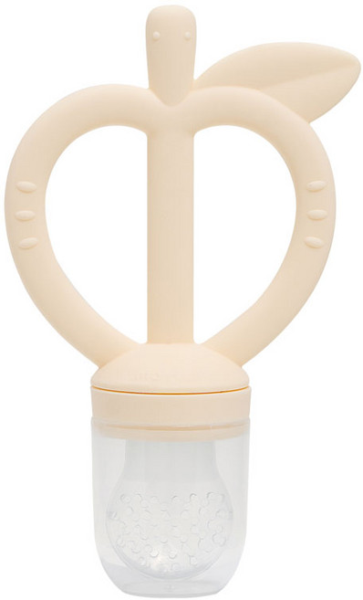 모윰 유아용 애플피치 치발기 과즙망, 레몬옐로우, 1개