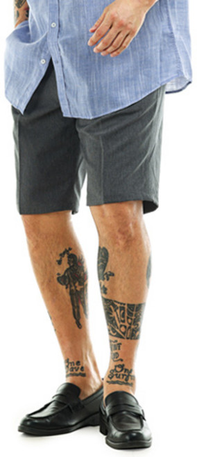 5XL 男款 大尺碼 標準款 彈性 西裝短褲