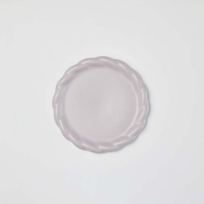 베터핑거 도자기 플레이트 접시, 베프 퍼플, 1개