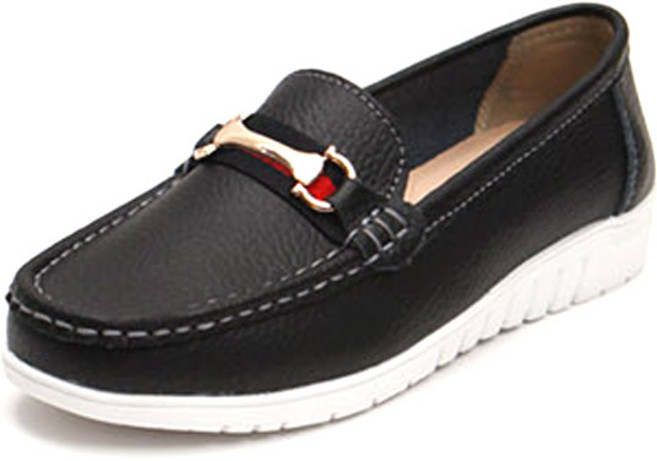 트리샤 여성용 가죽 버클비죠 장식 로퍼 3cm TMA2701