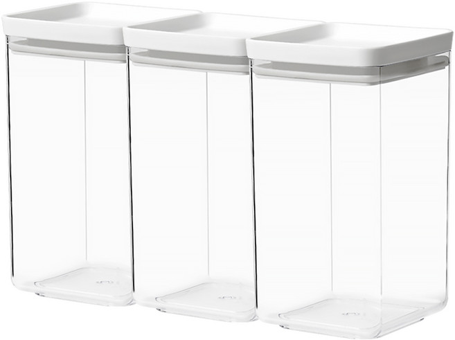 플라코 정사각 보관용기 중 1.7L, 1개입, 3개