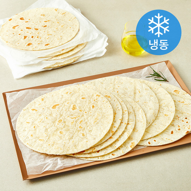 미션푸드 씬피자도우 20cm (냉동), 79g, 1개, 15개입