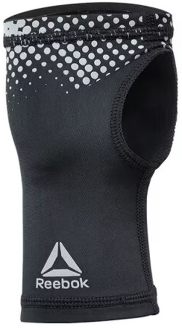Reebok 銳步 彈性透氣運動護腕, 1個, 黑色