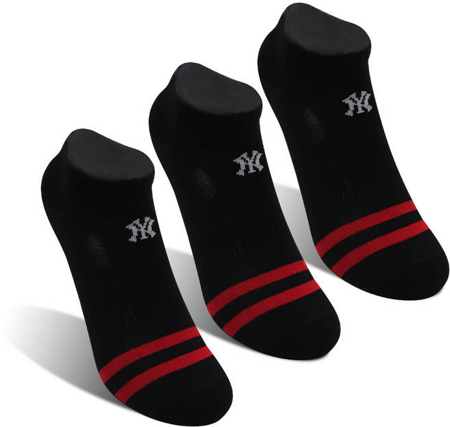 MLB 남성용 스니커즈 양말 008 3족
