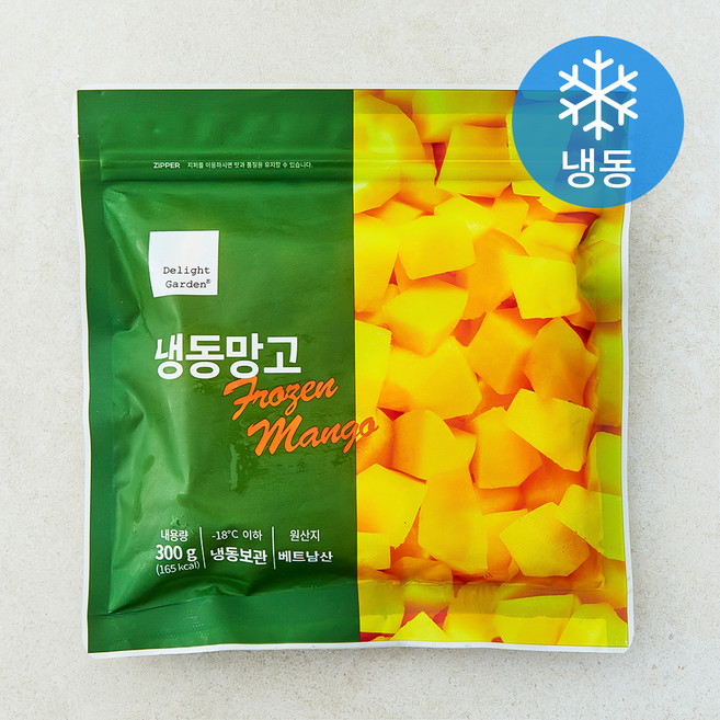 딜라잇가든 망고 (냉동), 1개, 300g
