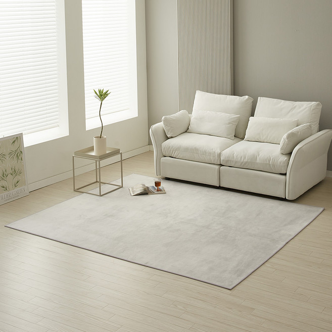 LEREVE 라떼아 생활방수 워셔블 사계절 사각 카페트