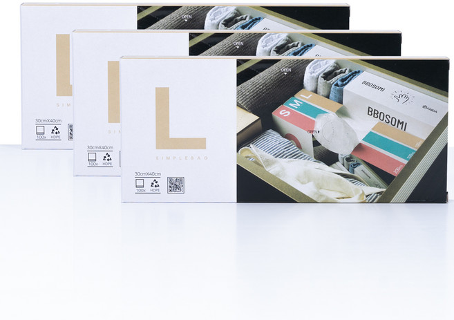 담다 수납이 간편한 뽑아쓰는 위생백, 대(L), 100개입, 3개