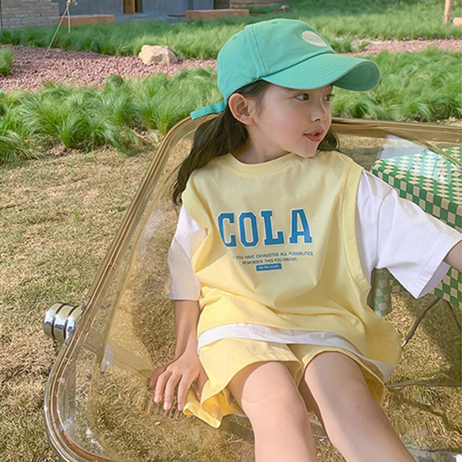 꼰띠키즈 아동용 베스트 상하복 세트