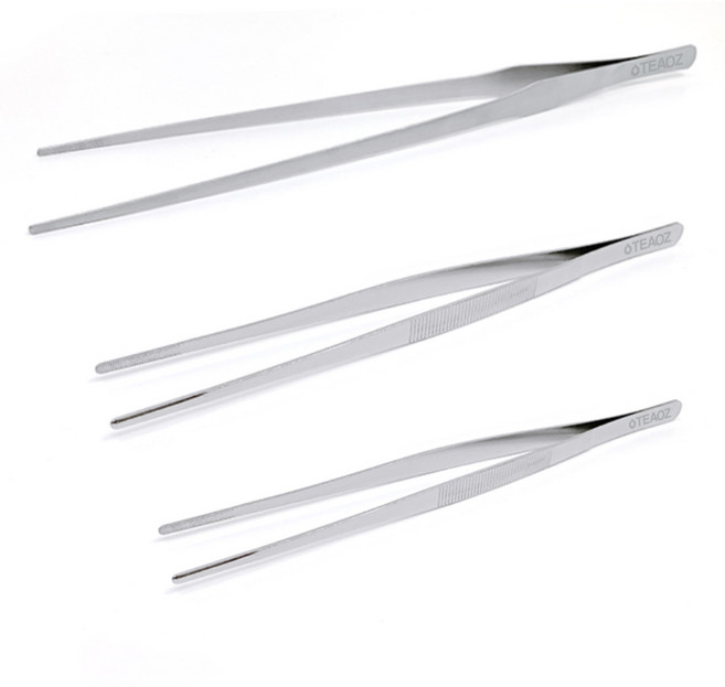 티온스 다용도 주방 요리 스텐 고기집게 핀셋 소 + 중 + 대 세트, 실버, 1세트