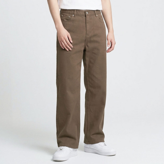 BLUEForce 男款 Dions 斜紋鬆緊帶寬版棉褲