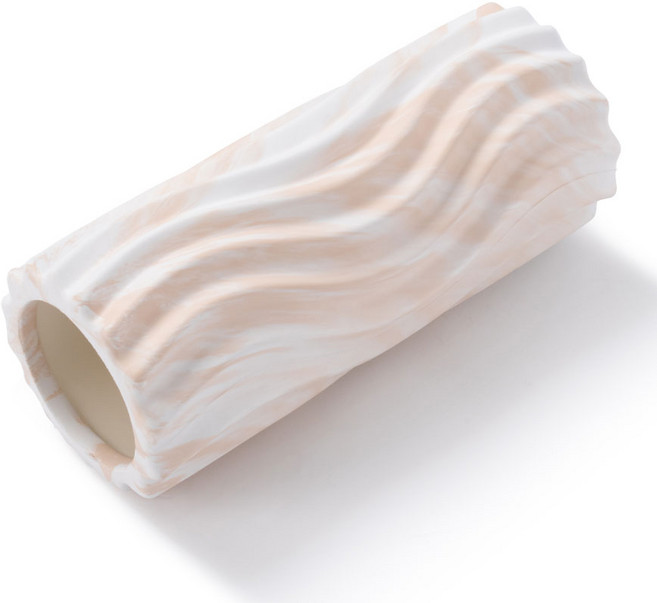 라라애플 웨이브 마사지 폼롤러, 린넨 베이지, 1개