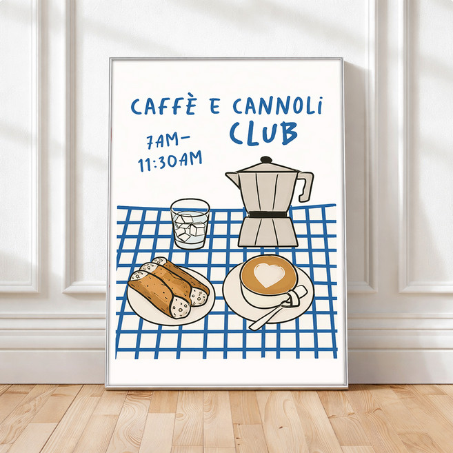 퍼니즈 홈 카페 포스터 카페카놀리