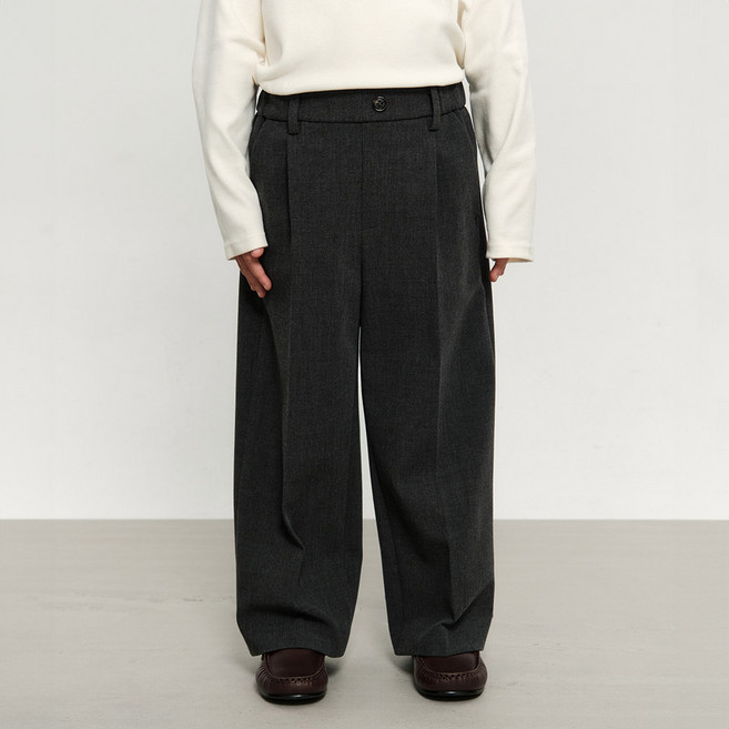 MaritheFrancoisGirbaud 兒童WIDE PINTUCK SLACKS