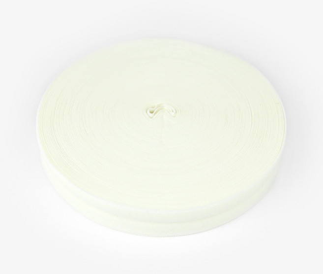 JStrading 접밴드 바이어스 엘라스틱 밴드 20mm, 02 아이보리, 1개