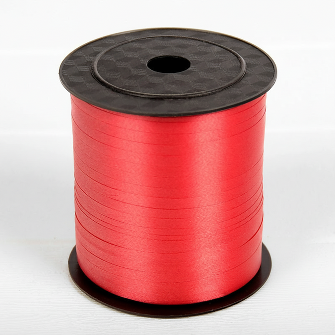 마켓피아 다용도 포장 리본 공예 데코레이션 작업노끈 0.5cm x 200m, 레드, 2개