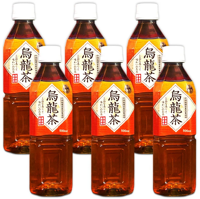 토미나가 고베 사보 우롱차, 500ml, 1개입, 6개 - 쿠팡