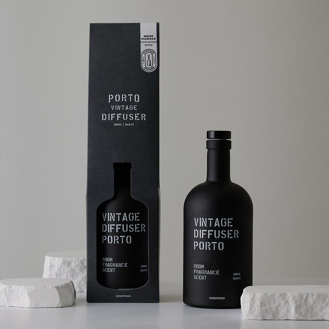 소소모소 대용량 블랙보틀 디퓨저, 1개, 500ml, 라벤더