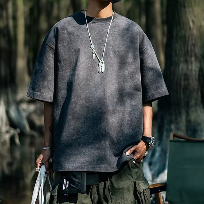 인피어스 헤비웨이트 워싱 반팔 티셔츠 I263-38