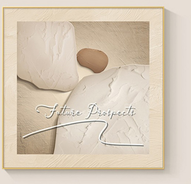 더플로우커머스 크림톤 북유럽 감성 아트 홈인테리어 벽장식 포스터 액자 F타입, 옐로우