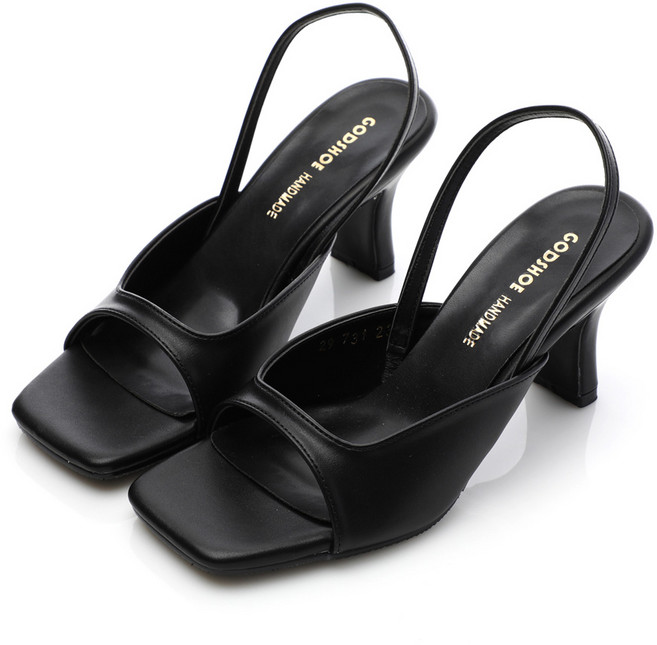 갓슈 여성용 딜라일라 수제 하이힐 슬링백 7cm