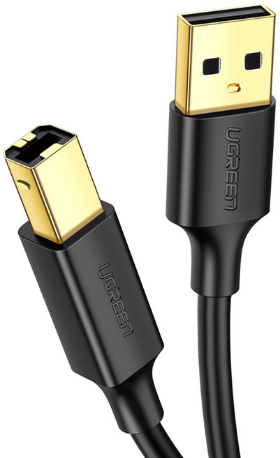 유그린 USB2.0 AM BM 케이블, 1개, 2m