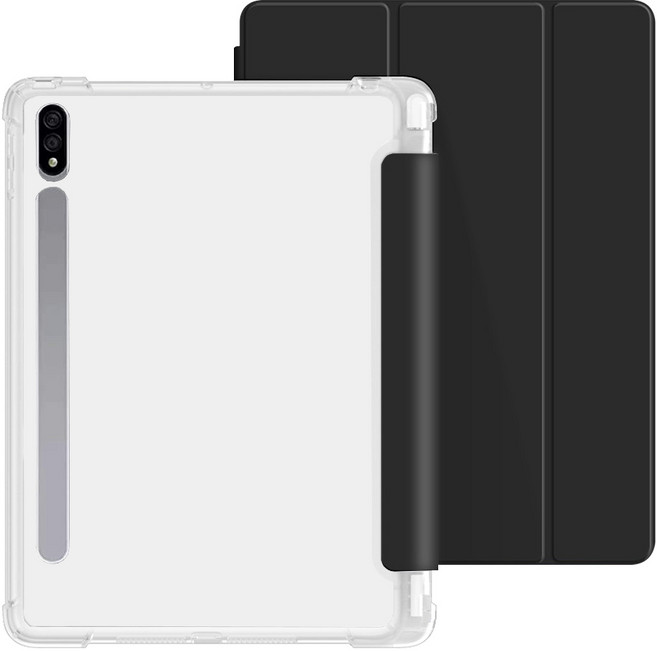 모조리 태블릿 스마트펜슬 수납 케이스, 블랙, 1개