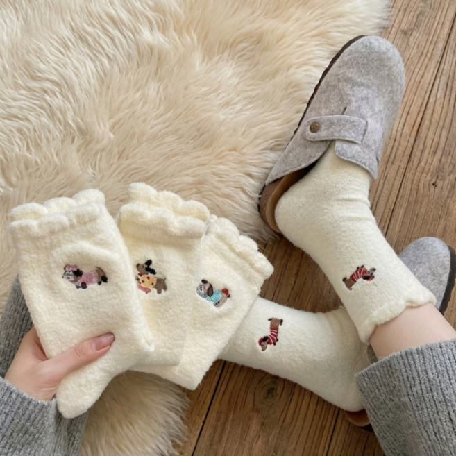 스펠로 여성용 무압박 따뜻한 양말 4켤레 세트