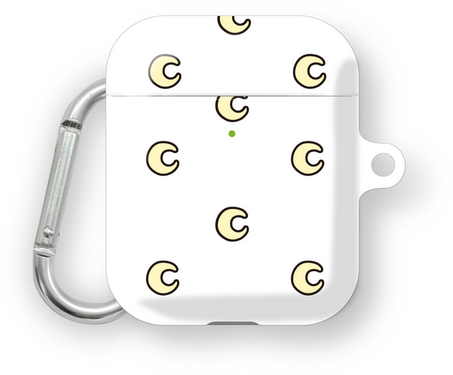 프루그나 디자인 에어팟 하드케이스, 달