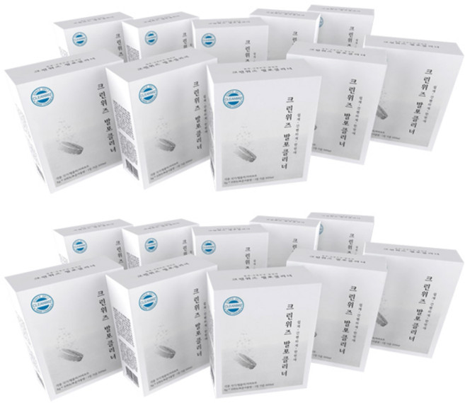 크린위즈 발포 한통설거지 주방세제 10p, 50g, 20개