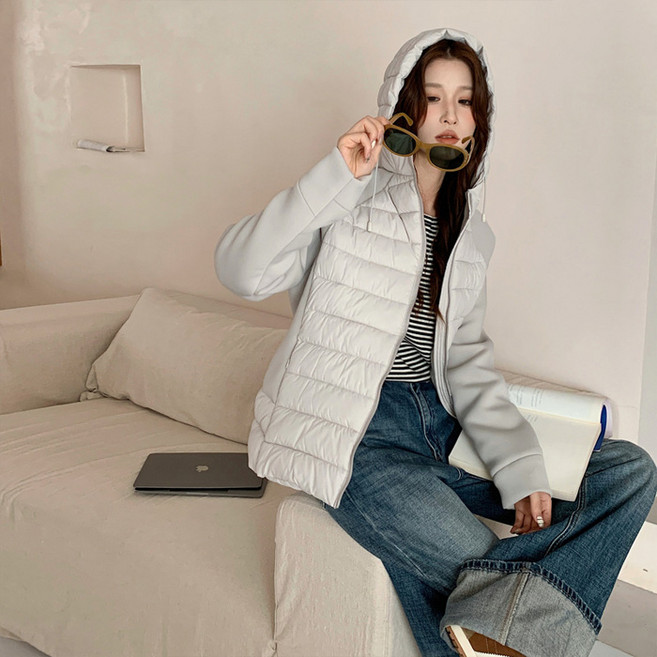 Sunbit 女款 Revlin 連帽短版羽絨外套