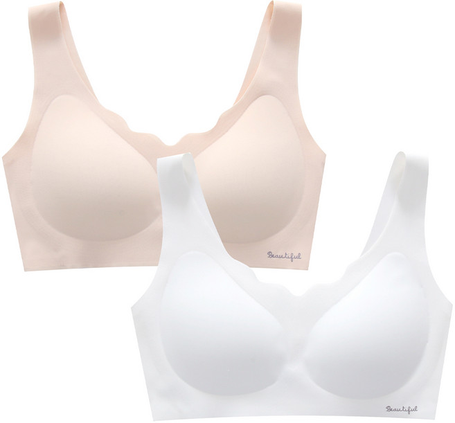 주니데이 심리스 버블버블 브라 2종 세트