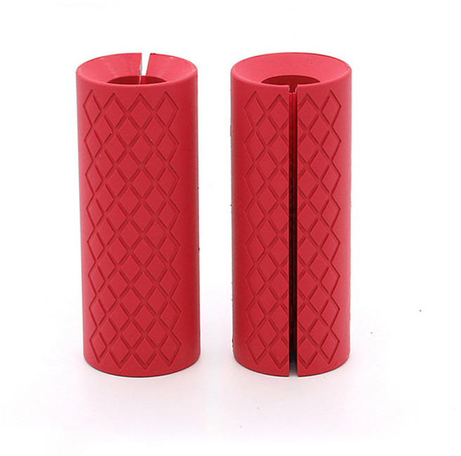 바벨 덤벨 팻그립 2p, 레드, 1세트