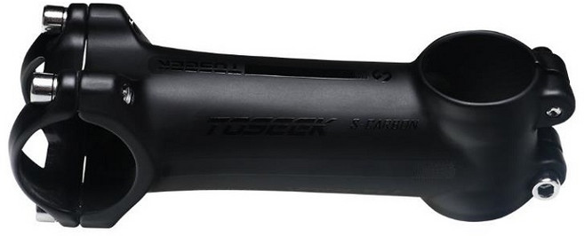 키밍 경량 자전거 핸들 스템 17도 90mm, 블랙, 1개