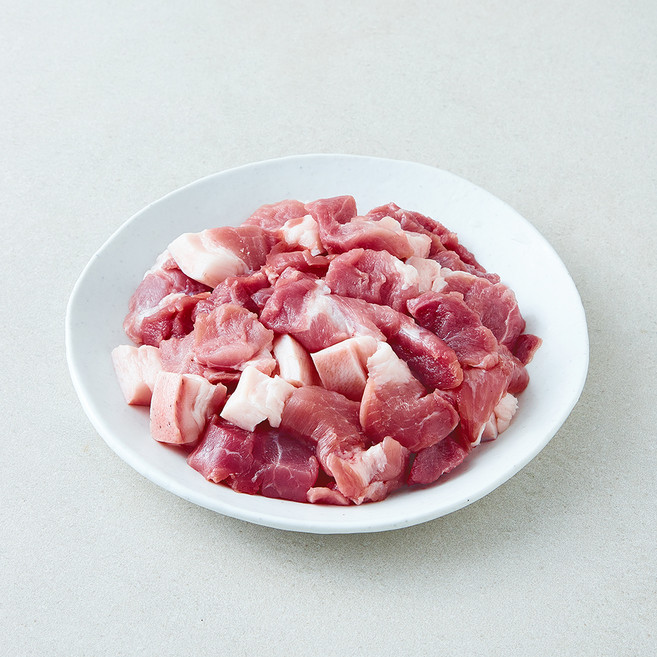 파머스팩 제주 흑돼지 미박 앞다리 찌개용 (냉장), 1개, 500g