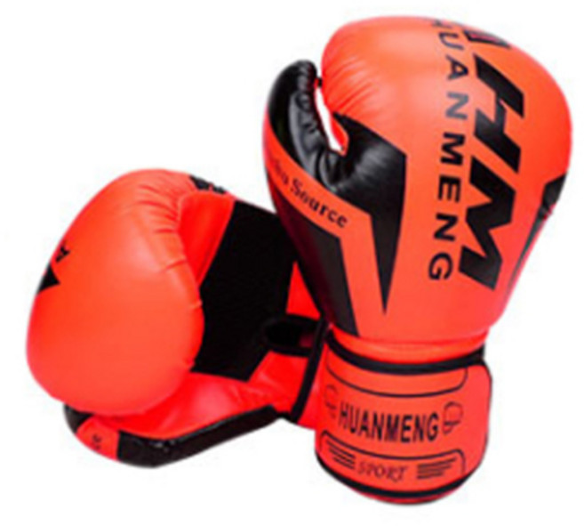 블럭마트 복싱글러브, 오렌지, 1개