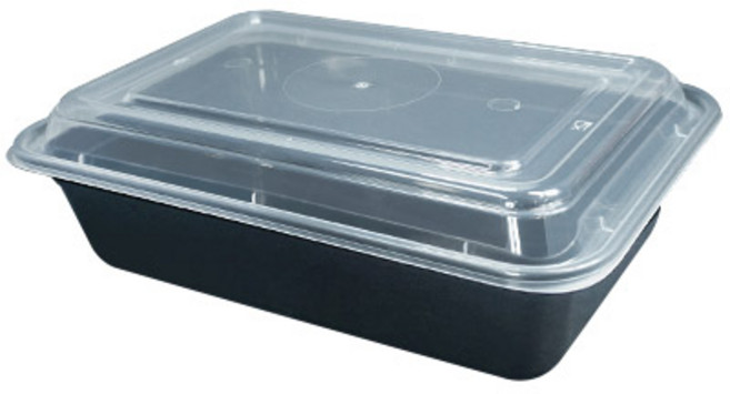 럭셔리 뚜껑 사각용기 HC-32S, 150개입, 1개