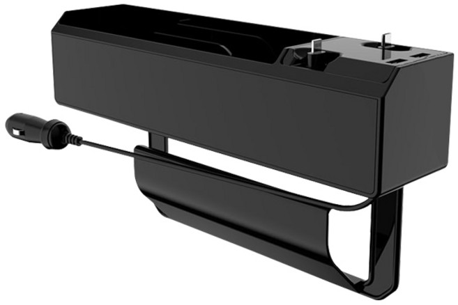 더존 차량용 스마트 사이드포켓 P200, 블랙, 1개