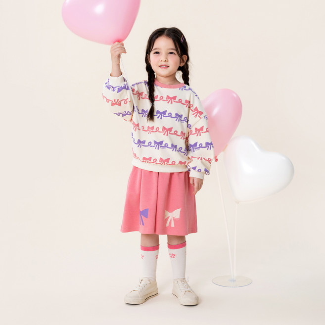 멜리코코 아동용 파티리본 상하의 세트 MLJ423