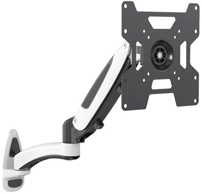 엘디엘마운트 벽걸이 TV브라켓 가스 모니터암 거치대 APL-GST22, 블랙 + 실버, 1개