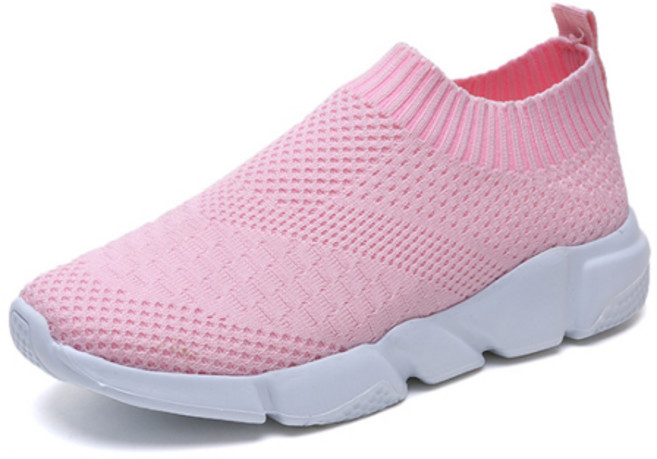 니트 스포츠 플랫슈즈